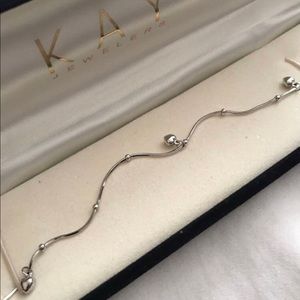 KAY Jewelers Hearts Sterling Silver Bracelet- Never Worn - Valentines Birthday